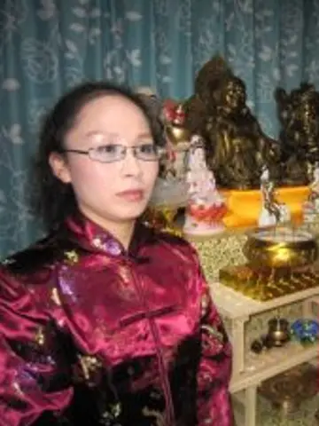 金善福先生(聚縁閣(しゅうえんかく)の占い師)の写真