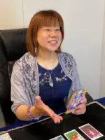 月染藍里先生の写真